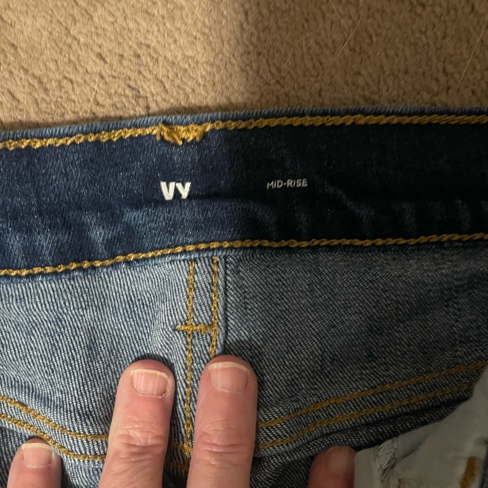Old Navy Dark Blue Jean Shorts - Picture 4 of 5